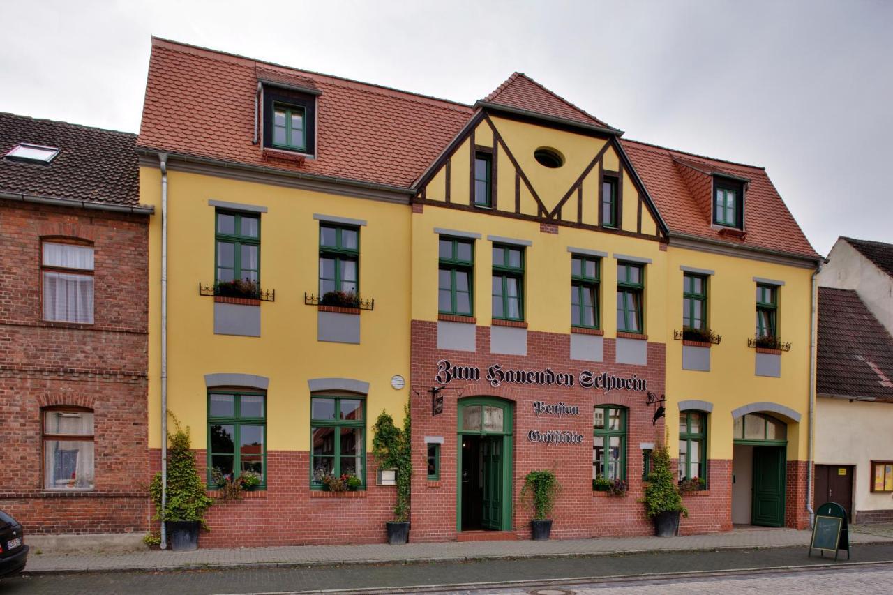 Gasthaus Und Pension "Zum Hauenden Schwein" Wörlitz 외부 사진